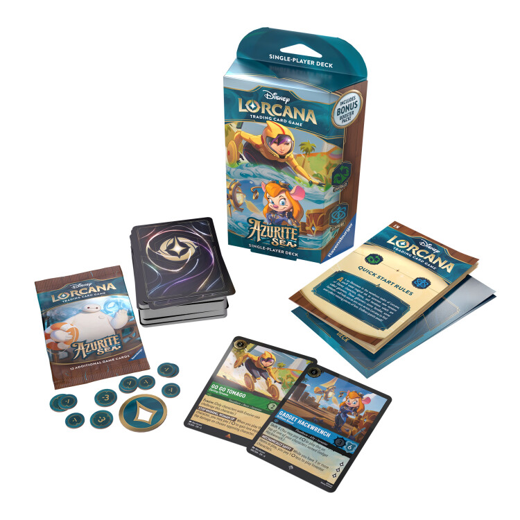 Disney Lorcana: Azurite Sea - Starter Deck Emerald & Sapphire