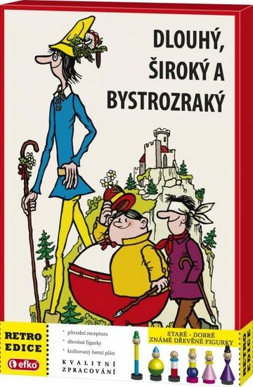 Dlouhý, Široký a Bystrozraký - dětská společenská hra