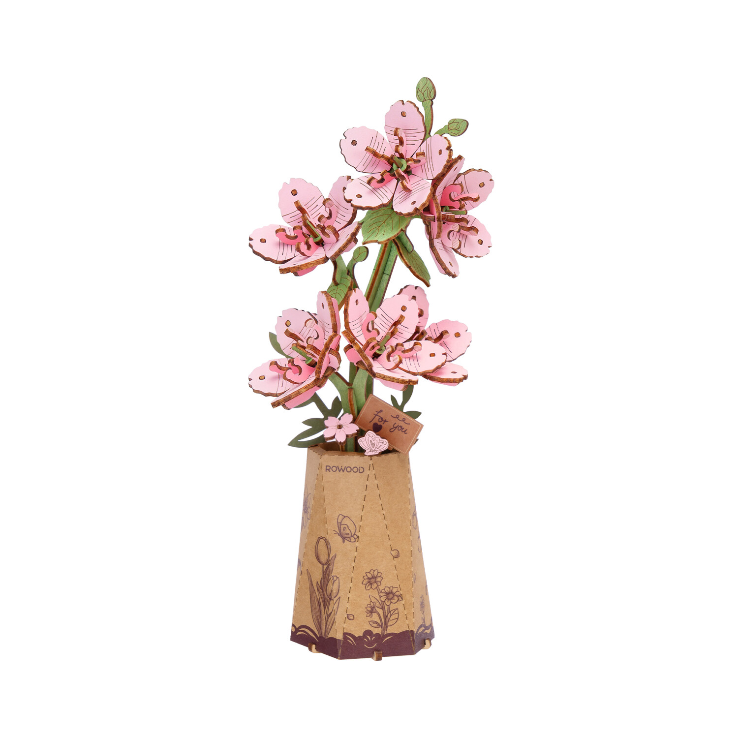 Dřevěná květina - Sakura Robotime