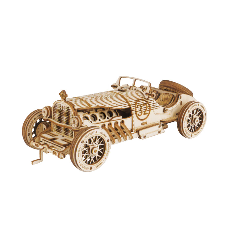 Dřevěný model - Závodní automobil Robotime