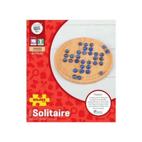 Dřevěný solitér