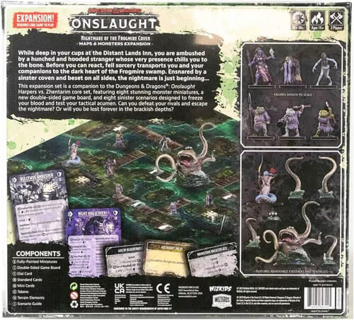 Dungeons & Dragons: Onslaught – Nightmare of the Frogmire Coven: Maps & Monsters Expansion