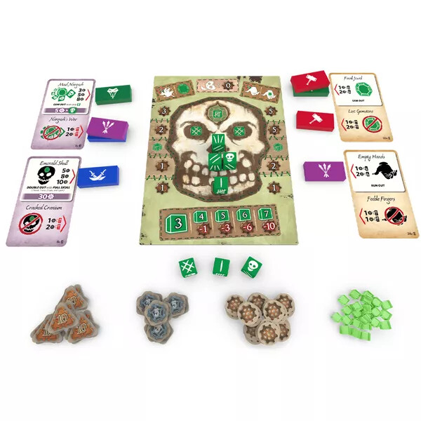 Emerald Skulls