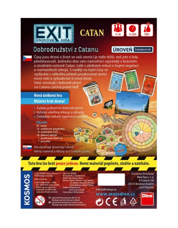 Exit úniková hra: Dobrodružství z Catanu