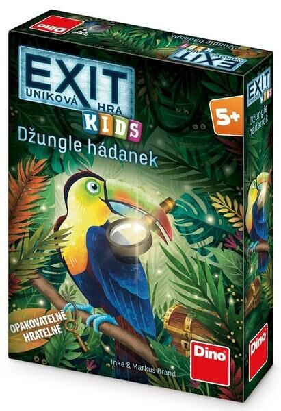 Exit úniková hra pro děti: Džungle hádanek
