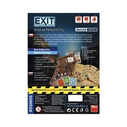 Exit úniková hra: Únos ve Fortune City