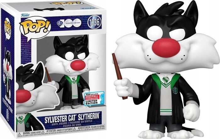 Figurka Funko Pop Looney Tunes 1336 Sylvester Cat Slytherin Speciální edice