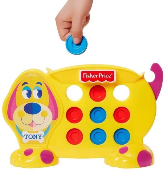 Fisher Price Hra pro předškoláky piškvorky s pejskem Tonym GWN53