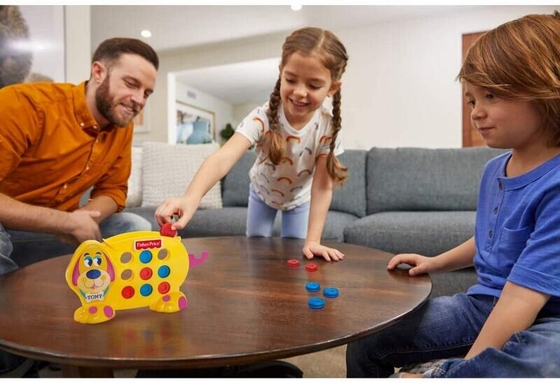 Fisher Price Hra pro předškoláky piškvorky s pejskem Tonym GWN53