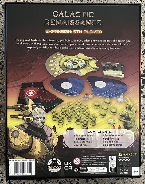 Galactic Renaissance: 5th Player Expansion