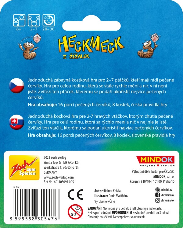 Heckmeck z žížalek Mini