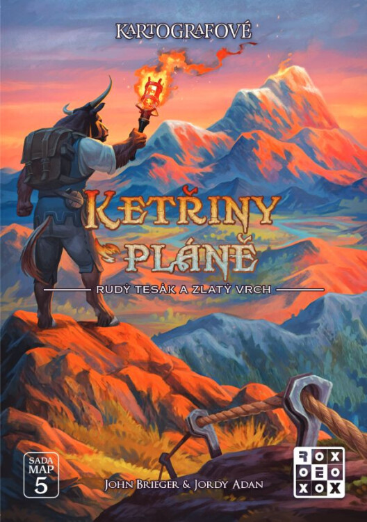 Kartografové: Sada map 5 - Ketřiny pláně: Rudý tesák a zlatý vrch