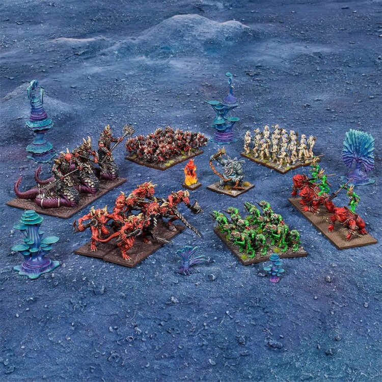 Kings of War 2 Player Starter Set Battle For The Coral Gate