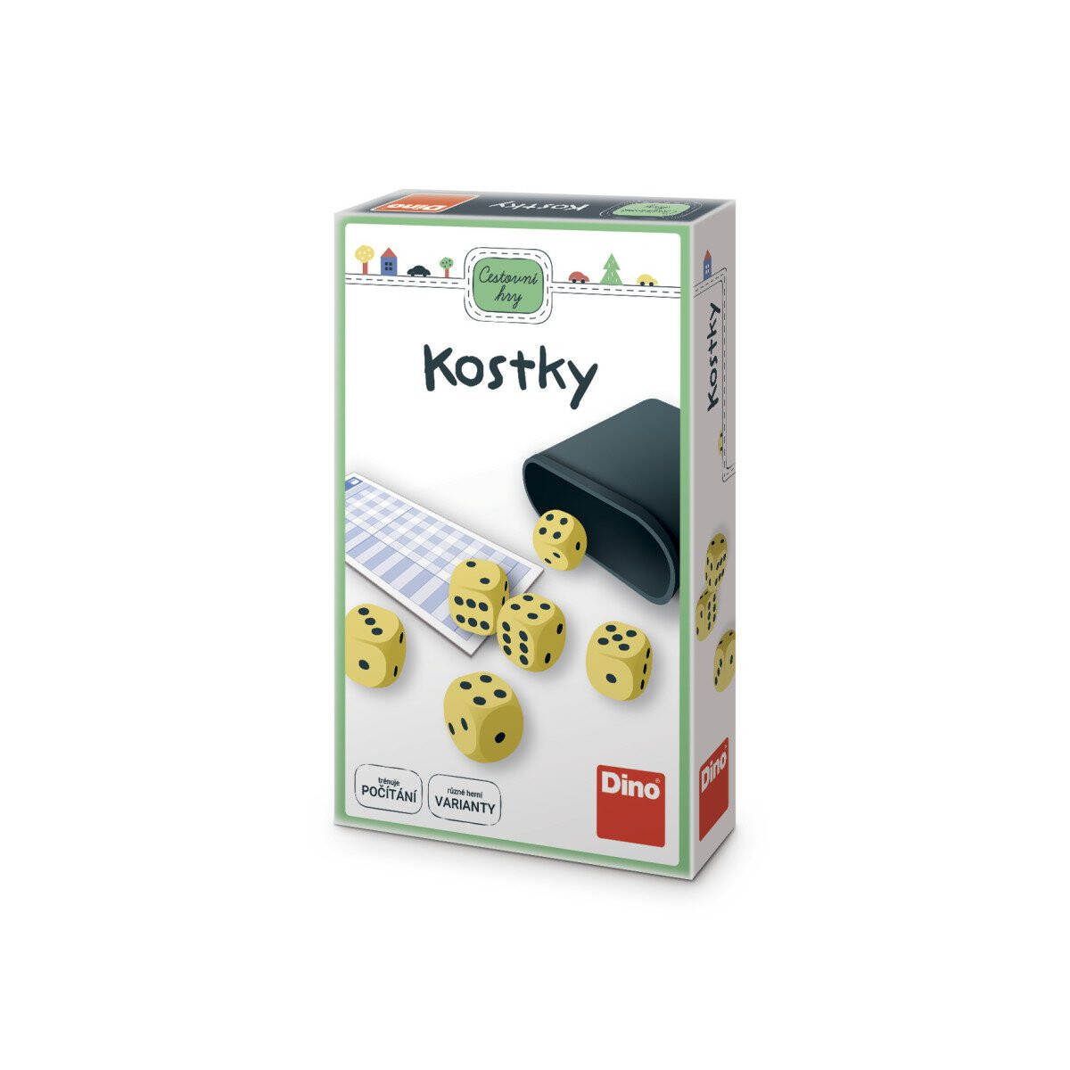 Kostky - cestovní hra - Dino