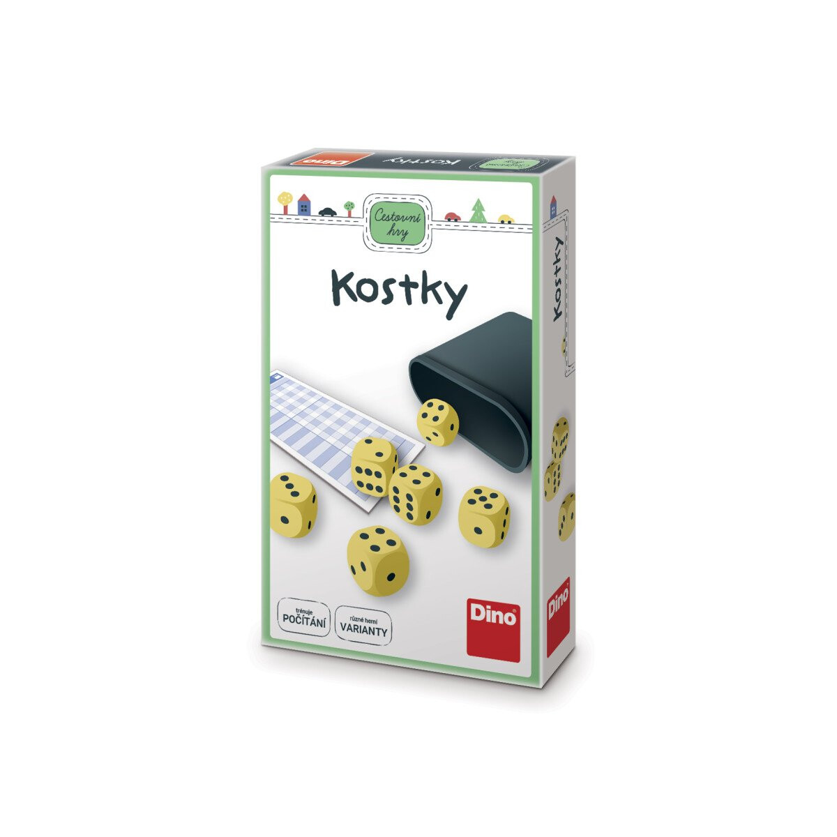 Kostky - cestovní hra - Dino