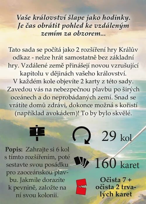 Králův odkaz: rozšíření Vzdálené země