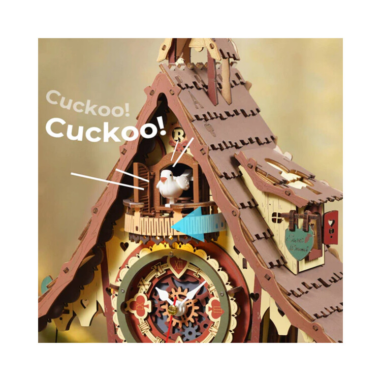 Kukačkové hodiny - Chaloupka Robotime