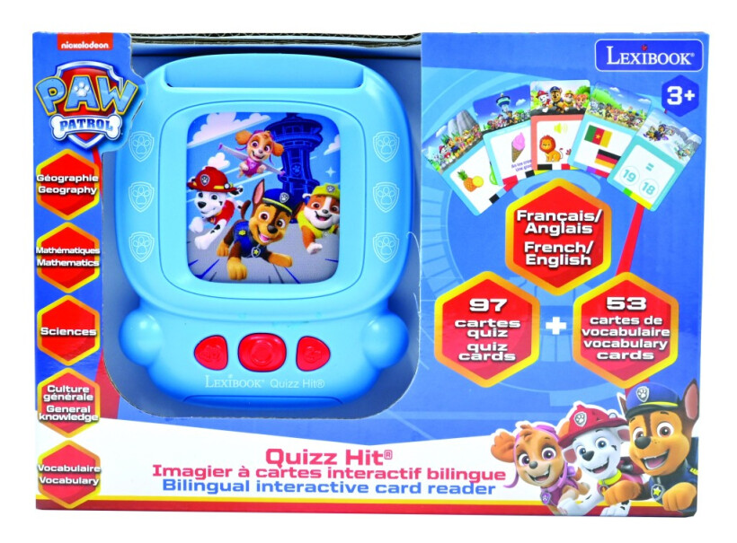 Lexibook francouzsko-anglická interaktivní čtečka se 150 oboustrannými kartami - Alltoys Lexibook