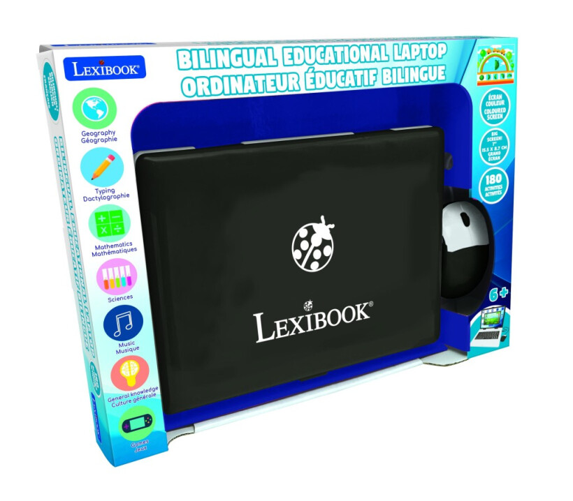 Lexibook francouzsko-anglický vzdělávací notebook 180 aktivit  - Alltoys Lexibook