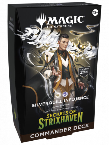 Magic The Gathering - Secrets of Strixhaven Commander Deck Varianta: Silverquill Influence