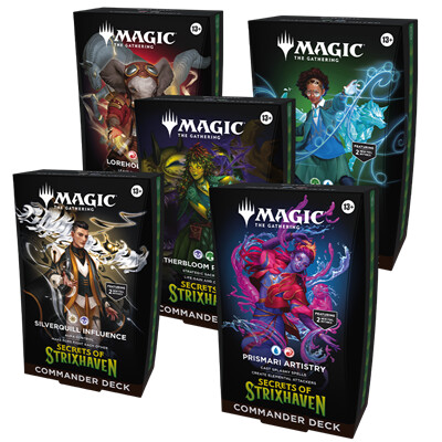 Magic The Gathering - Secrets of Strixhaven Commander Deck Varianta: Silverquill Influence