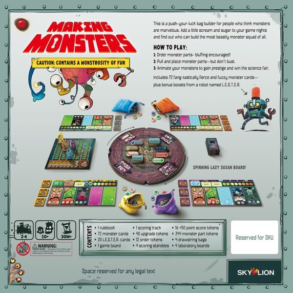 Making Monsters Deluxe Kickstarter edice