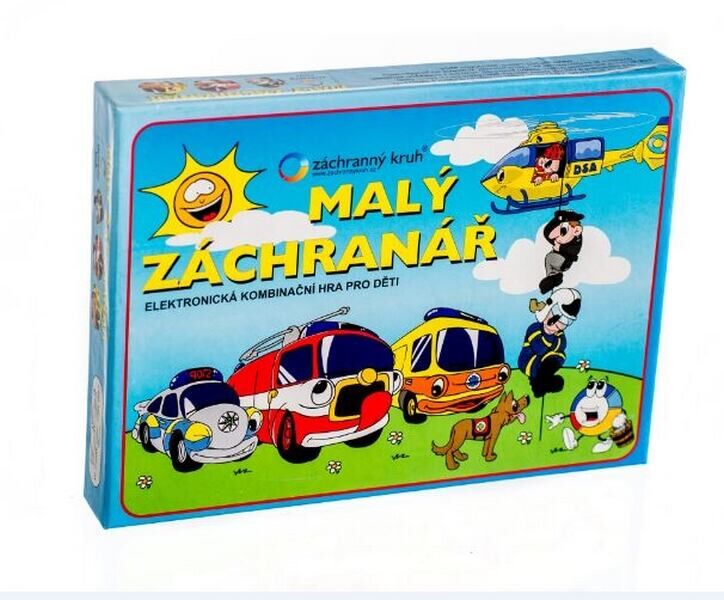 Malý záchranář společenská hra na baterie v krabici 22x16x3cm