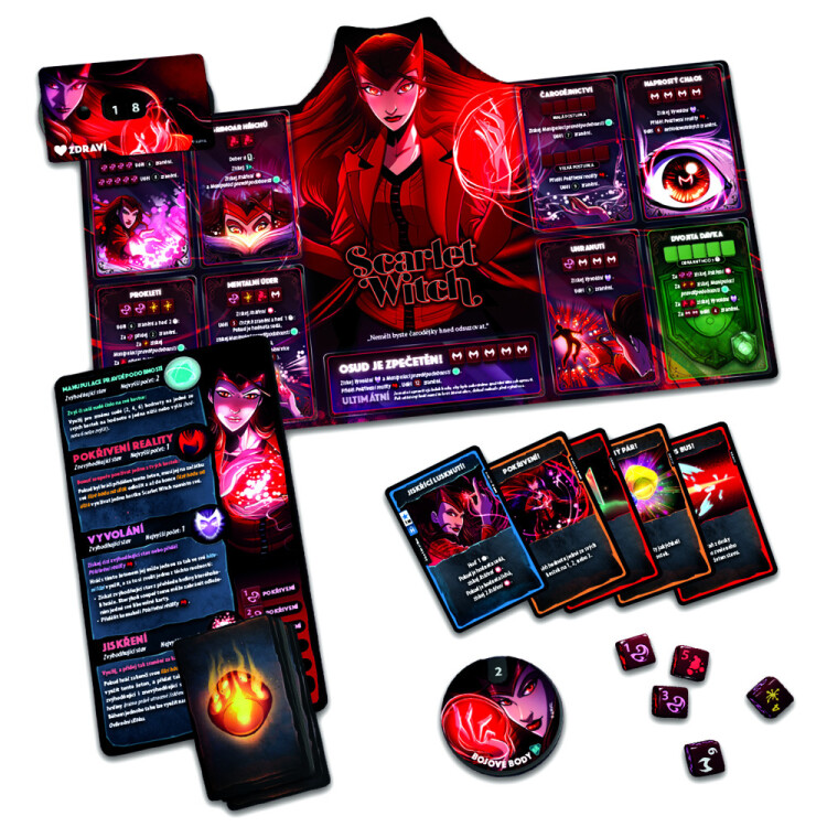 Marvel Dice Throne CZ: Sada 1 a 2 + Sada promo karet