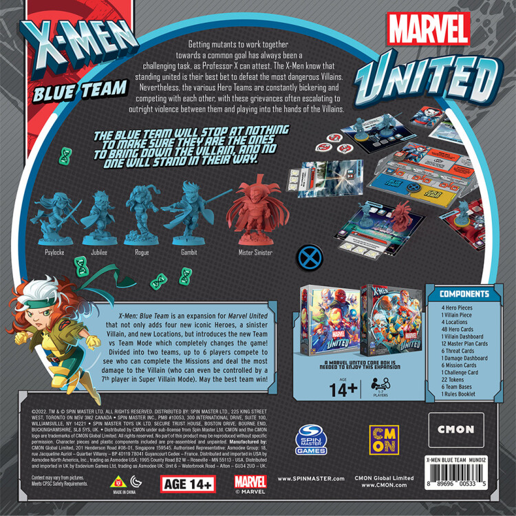 Marvel United: X-Men – Blue Team
