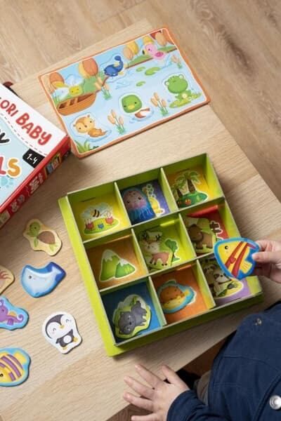 MONTESSORI BABY KRABIČKA - Zvířátka