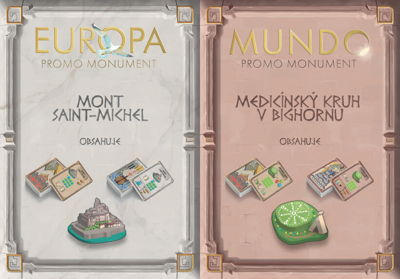 Monumenty věků: MUNDO a EUROPA promo