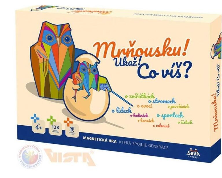 Mrňousku! Ukaž! Co víš? - společenská magnetická hra
