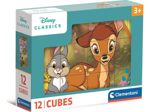 Obrázkové kostky: Disney klasické pohádky 12 kostek