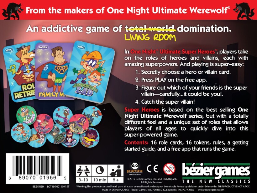 One Night Ultimate Super Heroes