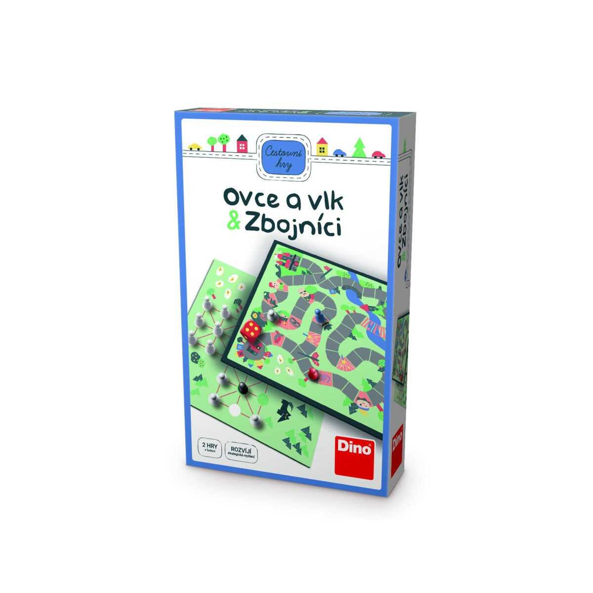 Ovce a vlk Zbojníci - cestovní hra - Dino