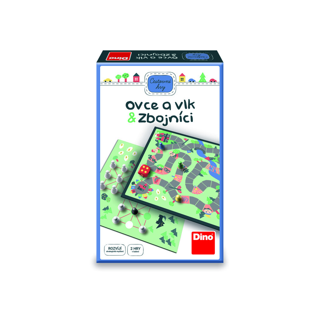Ovce a vlk Zbojníci - cestovní hra - Dino