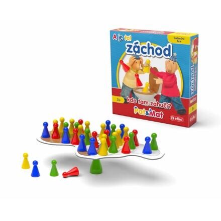 Pat a Mat Záchod - balanční rodinná hra
