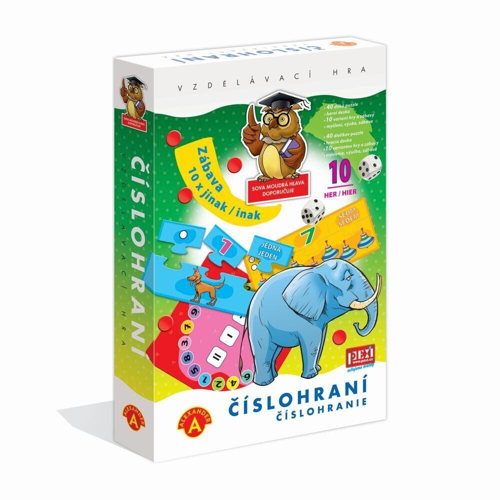 Pexi Číslohraní (10 her v 1) - vzdělávací hra
