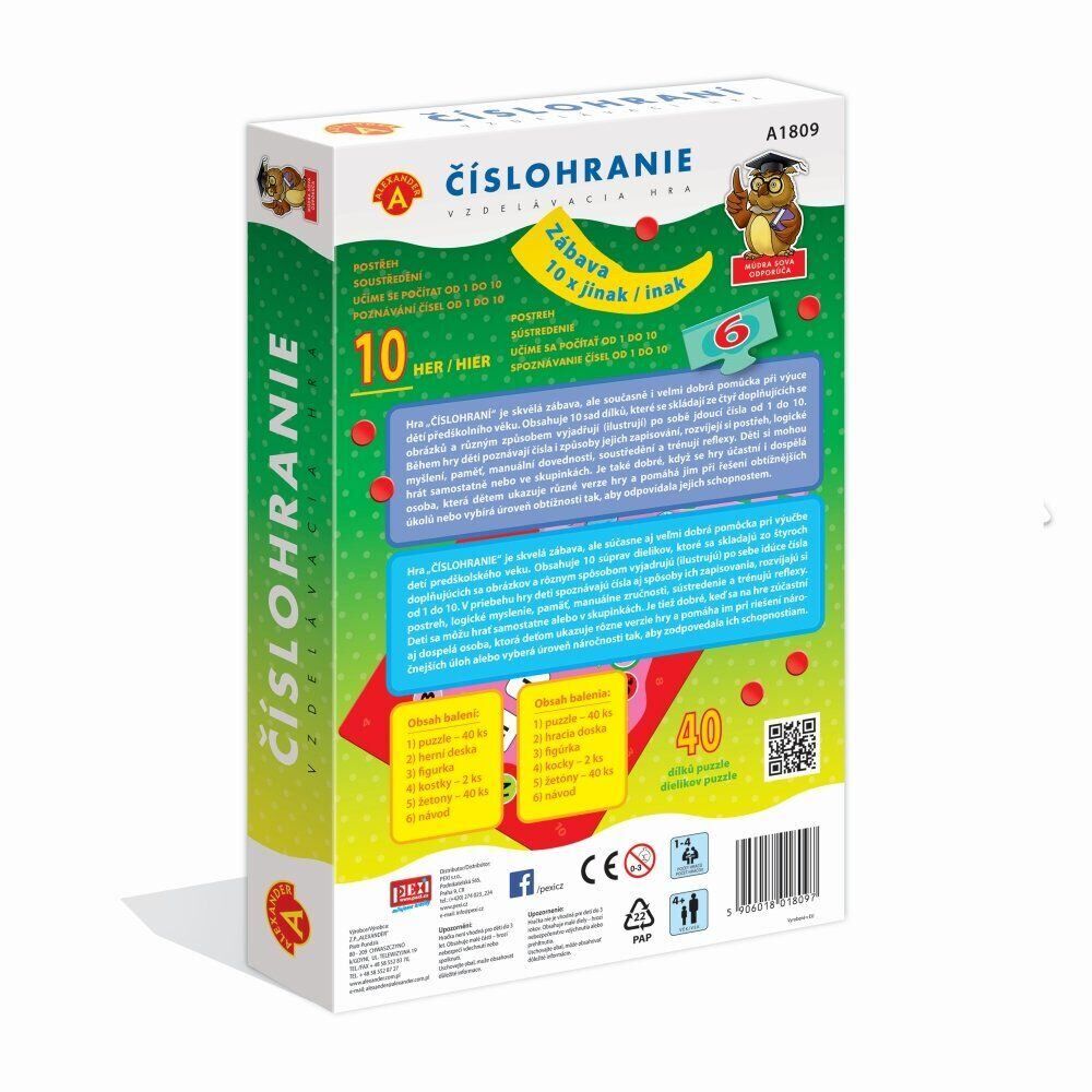 Pexi Číslohraní (10 her v 1) - vzdělávací hra