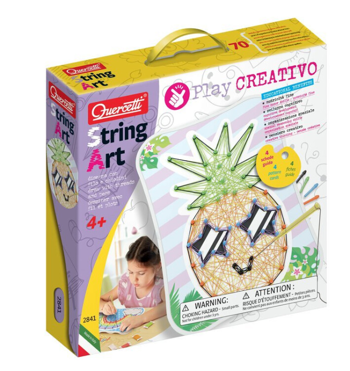 Play Creativo String Art Fancy – kreslení pomocí nití a kolíčků