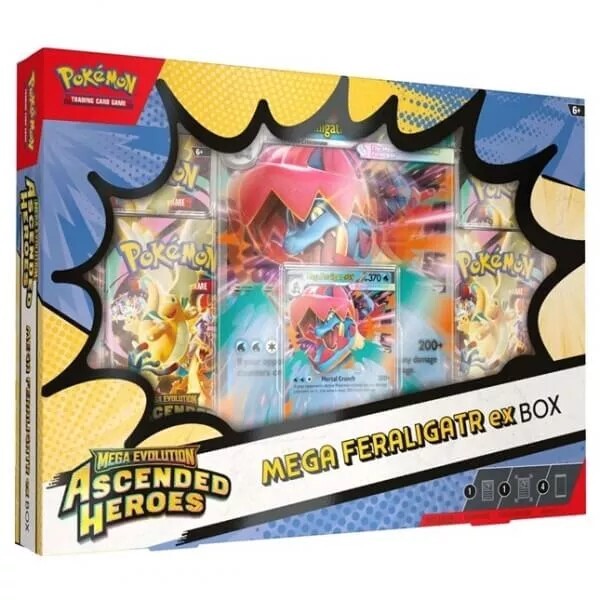 Pokémon TCG: Mega Evolution Ascended Heroes EX Box Varianta: Mega Feraligatr