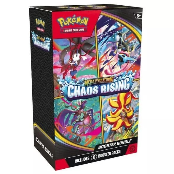Pokémon TCG: Mega Evolution Chaos Rising Booster Bundle