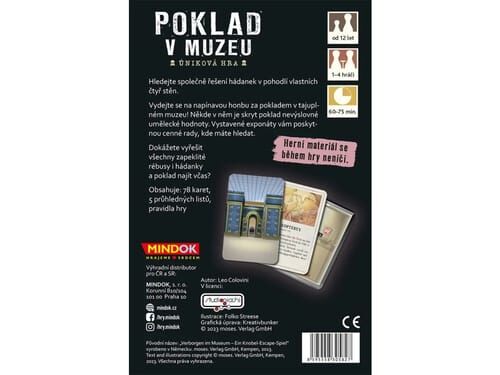 Poklad v muzeu – úniková hra -