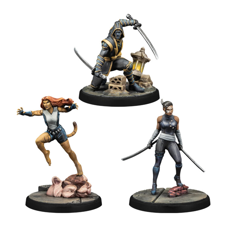 Poškozené - Marvel Crisis Protocol - Echo, Tigra & Ronin