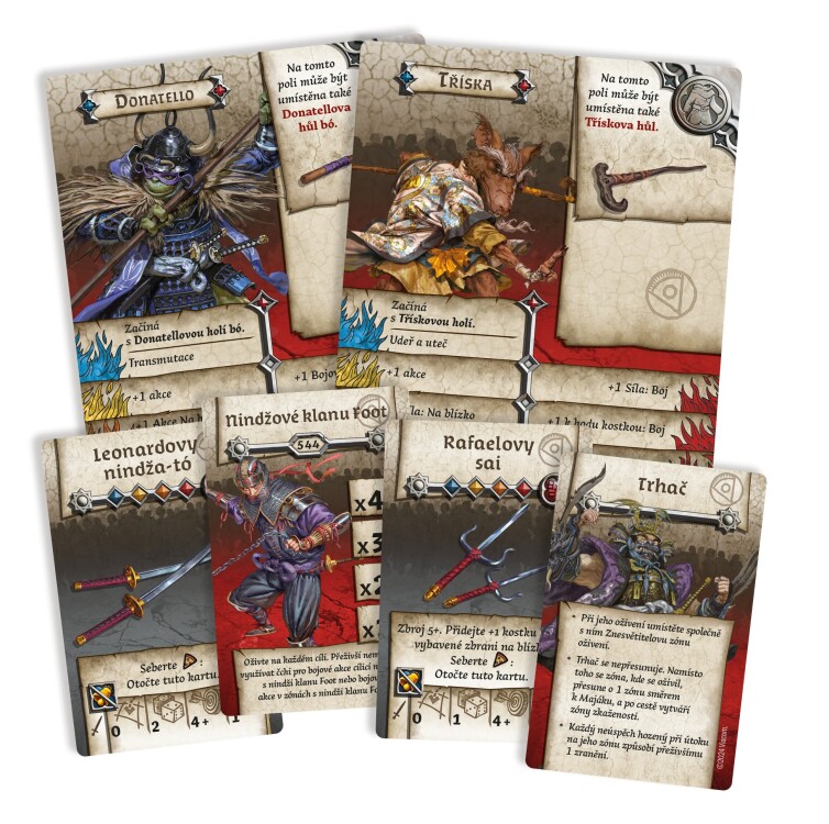 Poškozené - Zombicide: Želvy Ninja – Časozlom