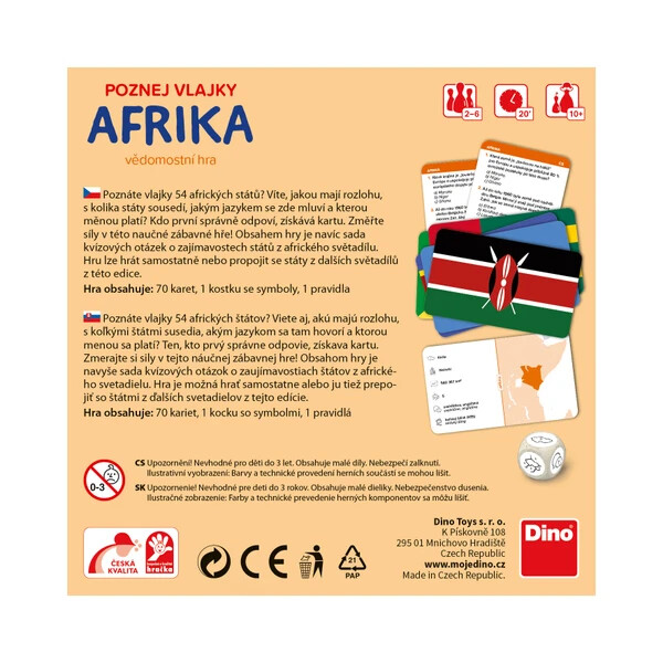 Poznej vlajky - Afrika
