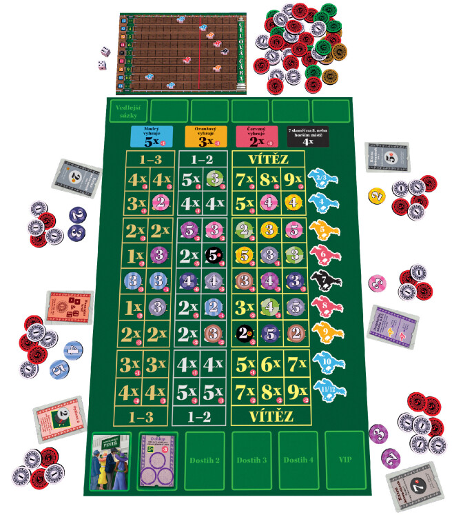 Sázky, prosím! + herní podložka (playmat)
