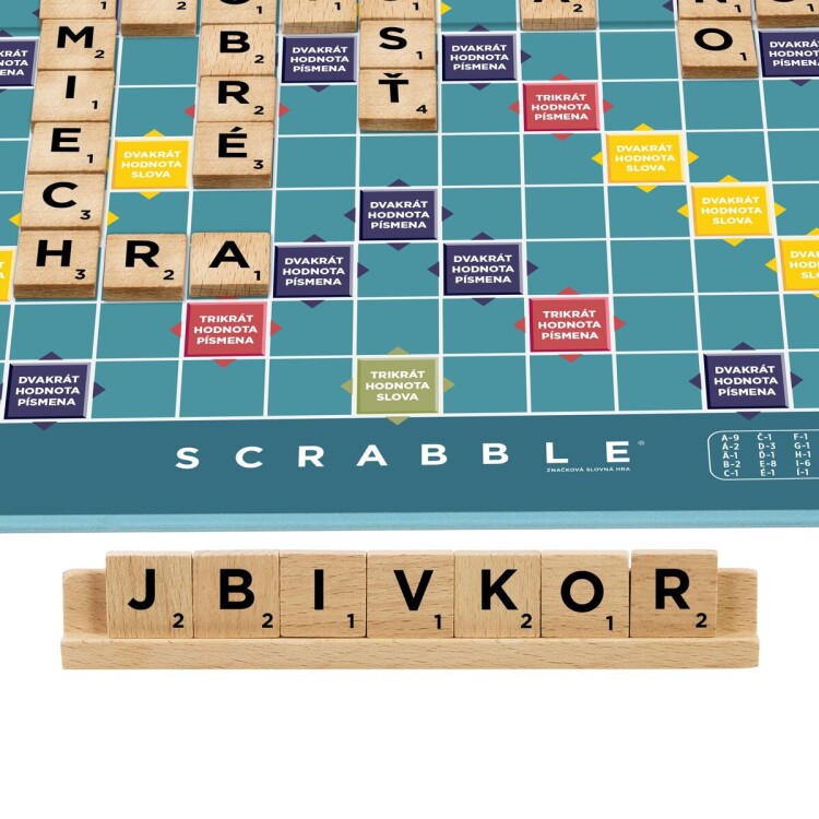 Scrabble dřevěná edice