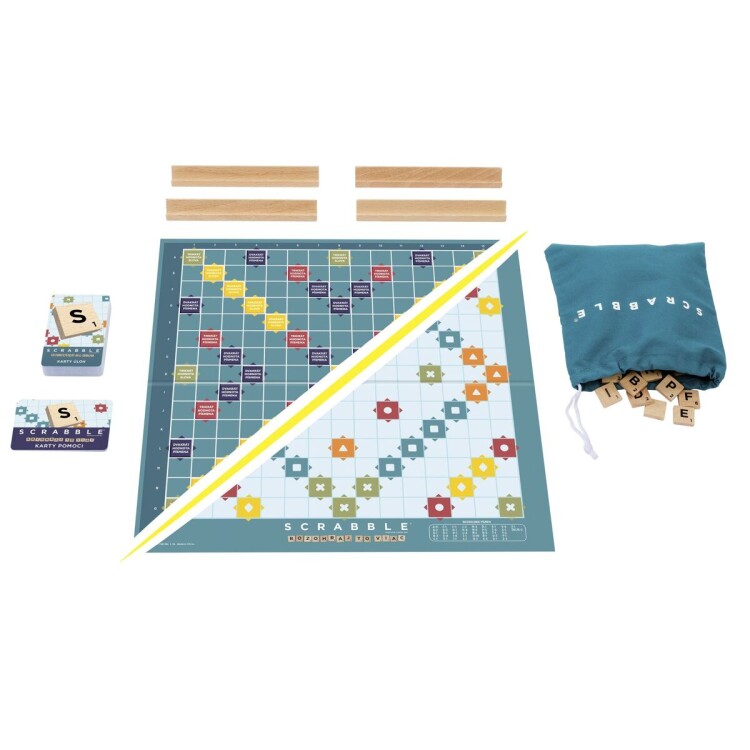 Scrabble dřevěná edice
