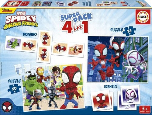 Soubor her Spidey a jeho úžasní přátelé 4v1